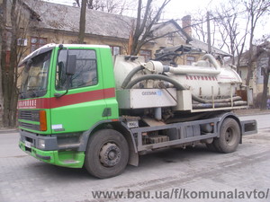 илосос даф 7м3 выкачка ила , чистка сливных ям ,прочистка канализации , &mdash; Комунал - Авто